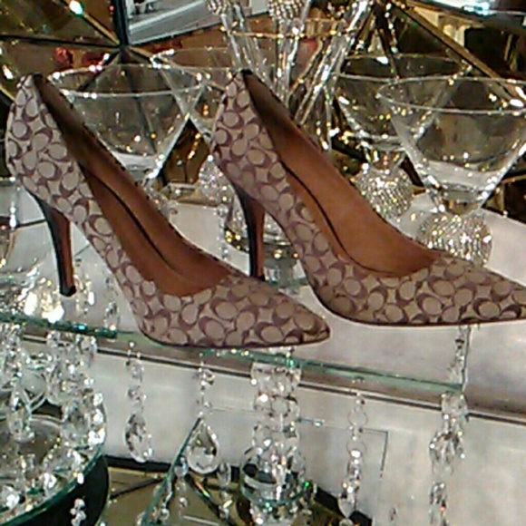 Coach Shoes - ###SOLD###Coach Signature Pumps